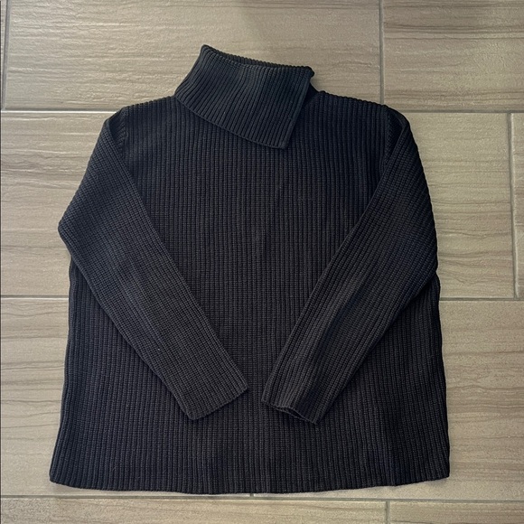 Bobbie Brooks Women's Vintage Black Turtleneck Sweater - Picture 1 of 8